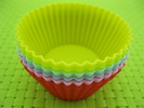 round shape silicone cake mould