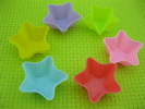 star shape silicone muffin cup mould