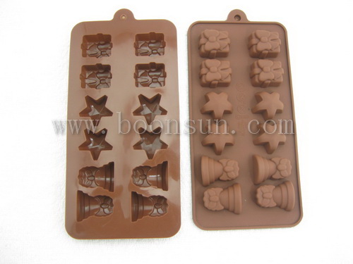 christmas silicone cake mould